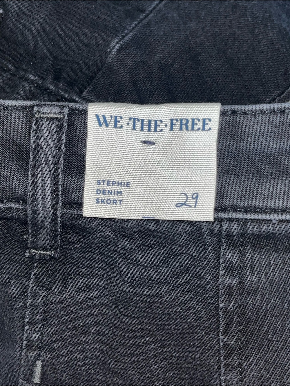 Free People: We The Free Stephie Denim Jean Skort - Picture 9 of 13